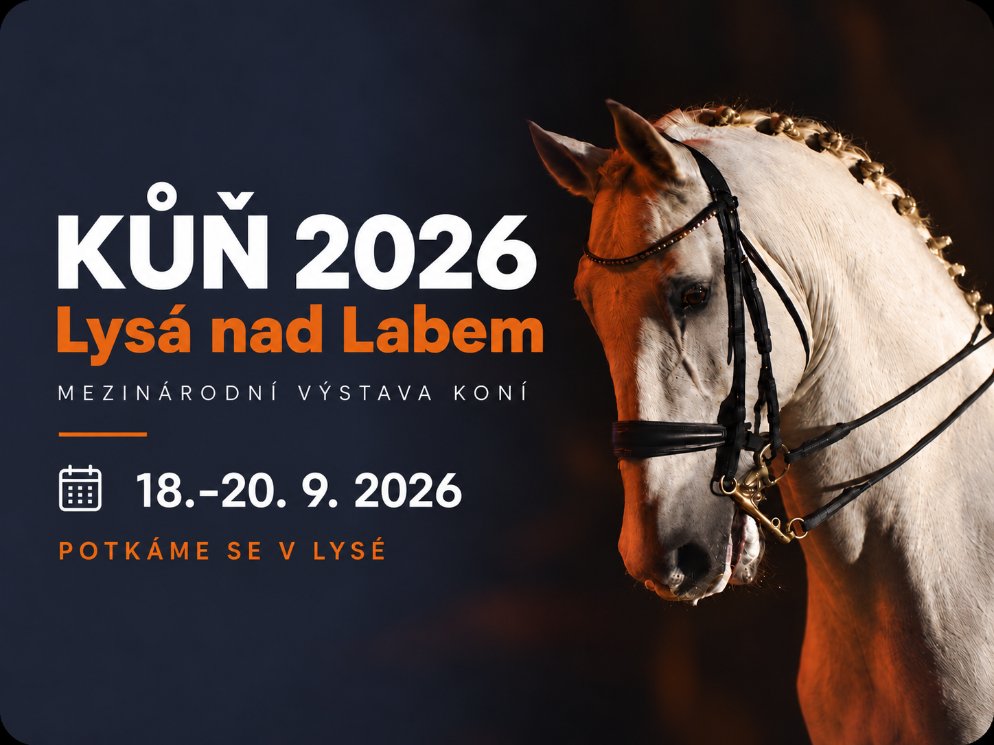 Jsme součástí 33. ročníku mezinárodní výstavy Kůň 2026